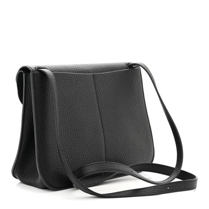 Hermes Taurillon Clemence Halzan 25 Black 3 of 11