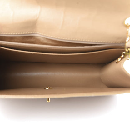 Chanel Lambskin Quilted Maxi Single Flap Beige 5 of 15