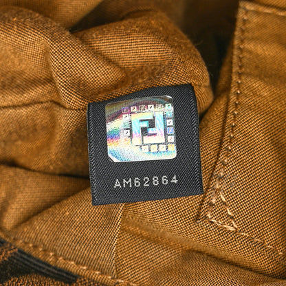 Fendi Zucca Small Chef Shoulder Bag Tobacco 8 of 14