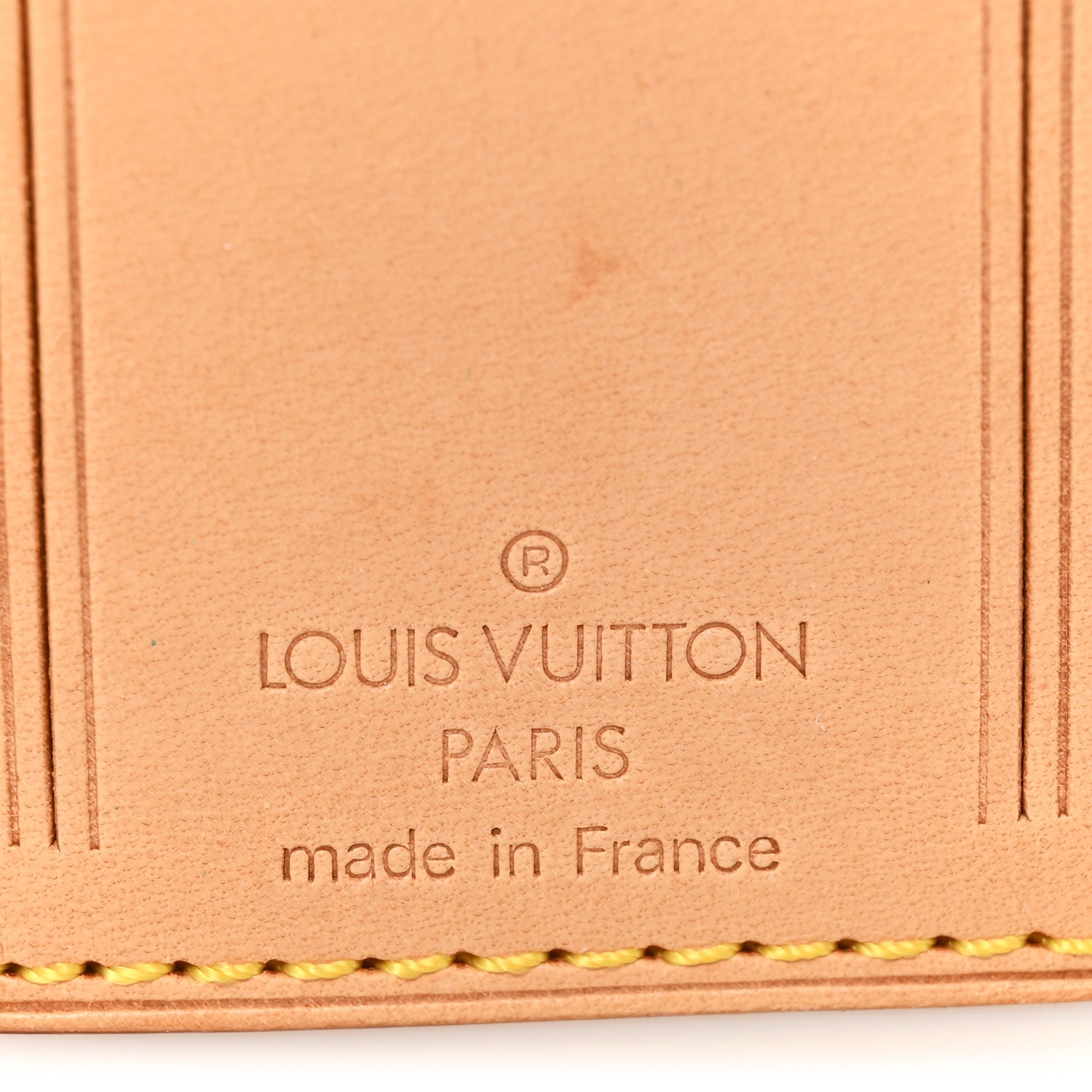 Louis Vuitton Vachetta Luggage Tag 3 of 3