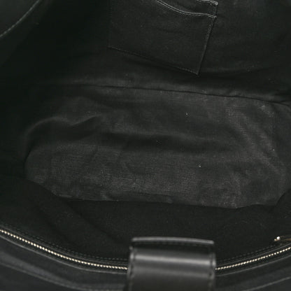 Gucci GG Supreme Monogram Web Tote Black Grey 5 of 12