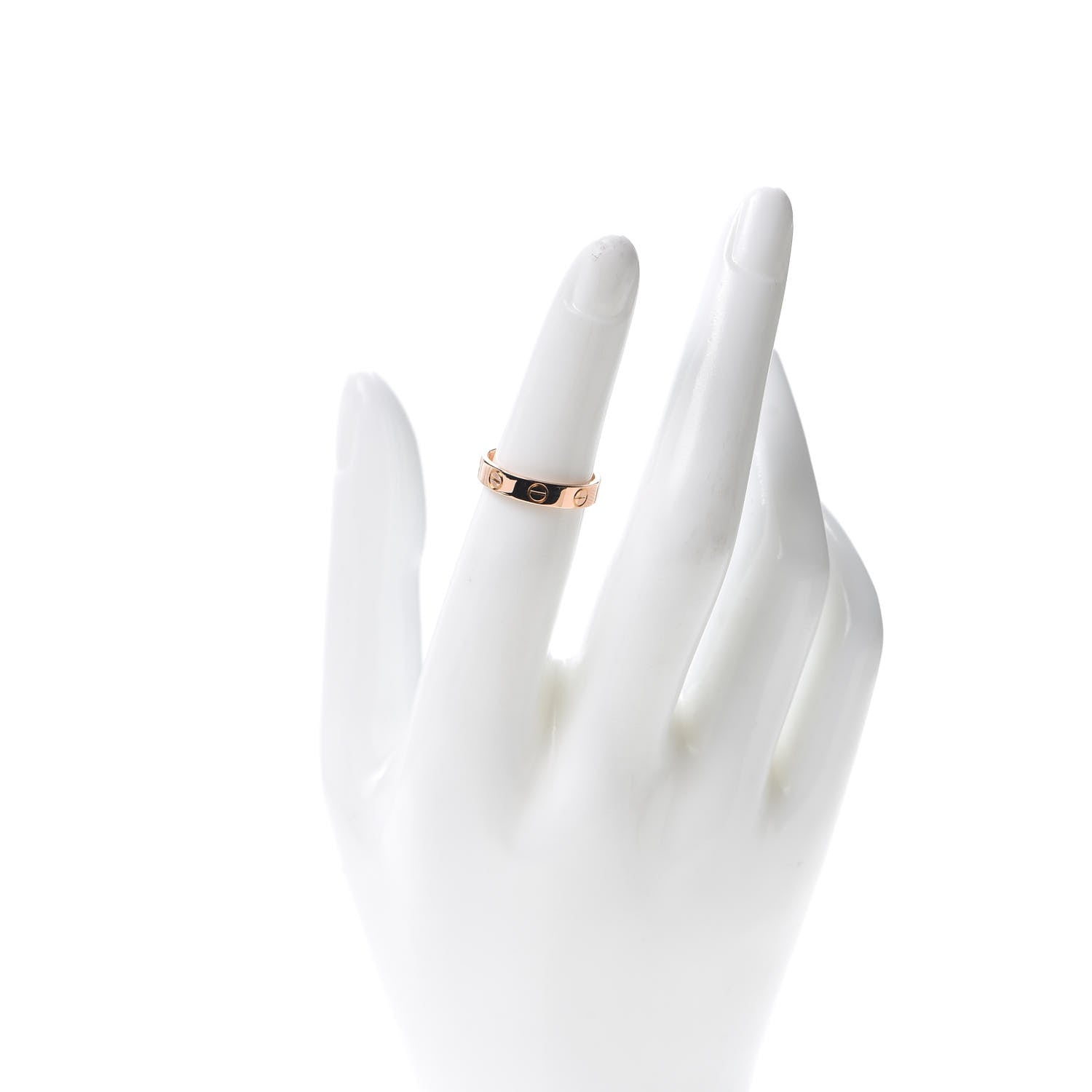Cartier 18K Pink Gold 3.5mm LOVE Wedding Band Ring 49 4.75 2 of 4