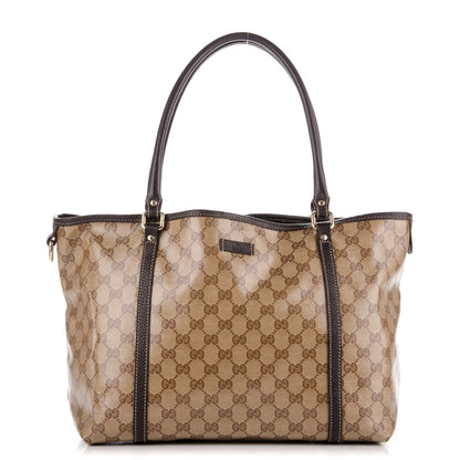 Gucci Crystal Monogram Large Joy Tote Brown 1 of 7