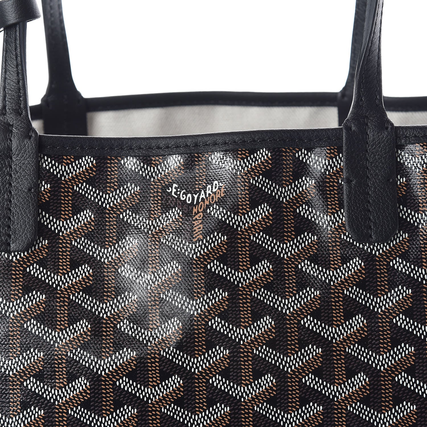 Goyard Goyardine Saint Louis PM Black 10 of 10