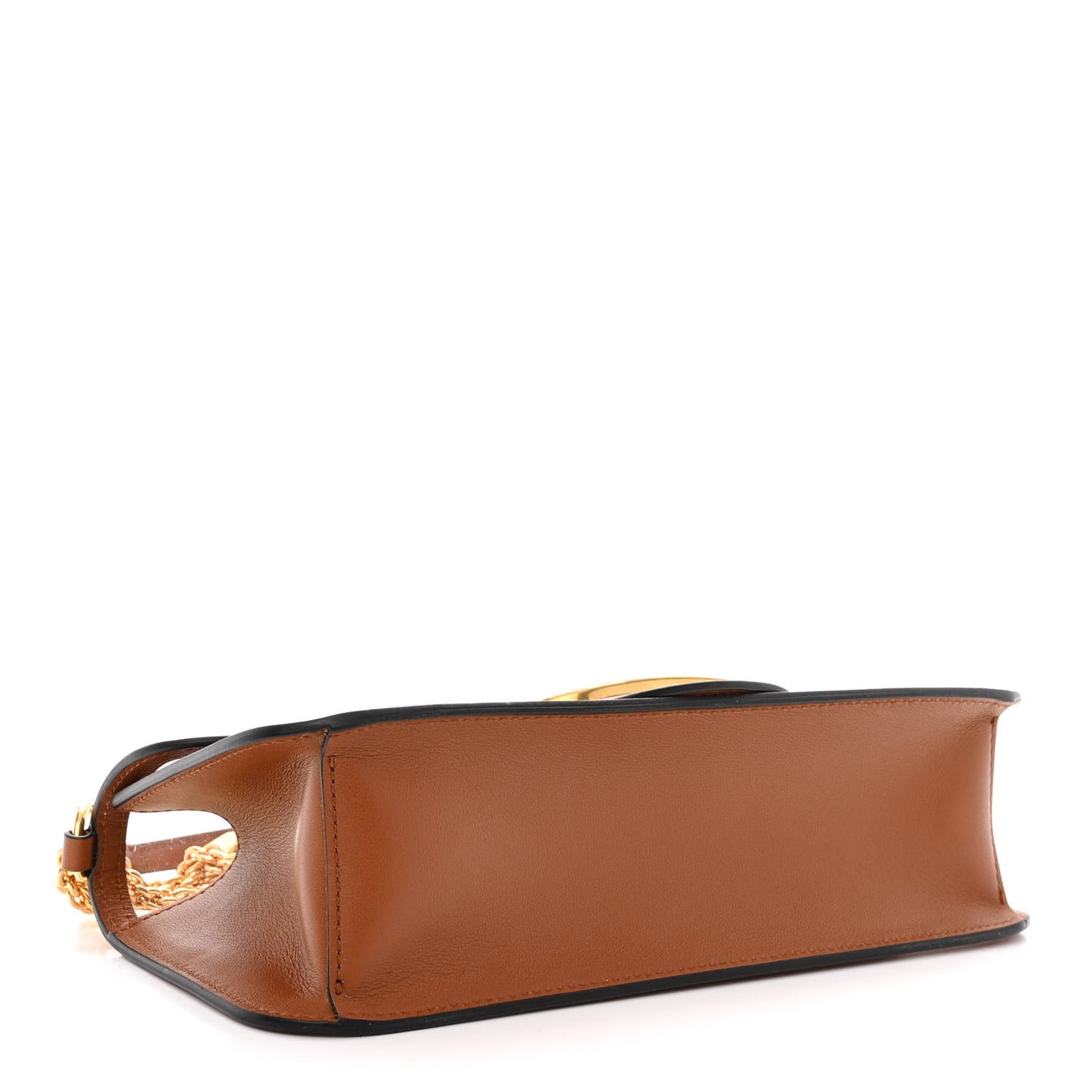 PVC Nappa Vlogo Loco Shoulder Bag Trasparente Selleria