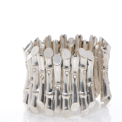 John Hardy Sterling Silver Metallic Bamboo Cluster Flex Cuff 3 of 5