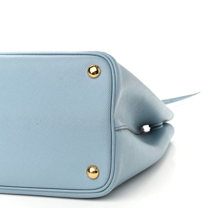 Prada Saffiano Cuir Medium Double Bag Astrale 8 of 8