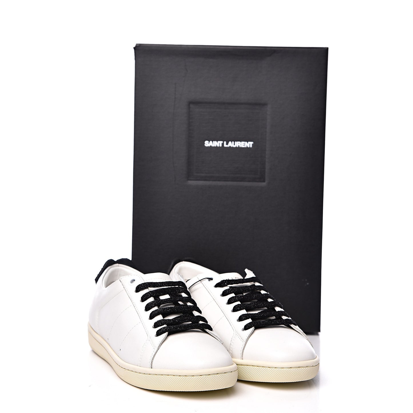 Calfskin Glitter Signature Court Lips Sneakers 36 Optic White