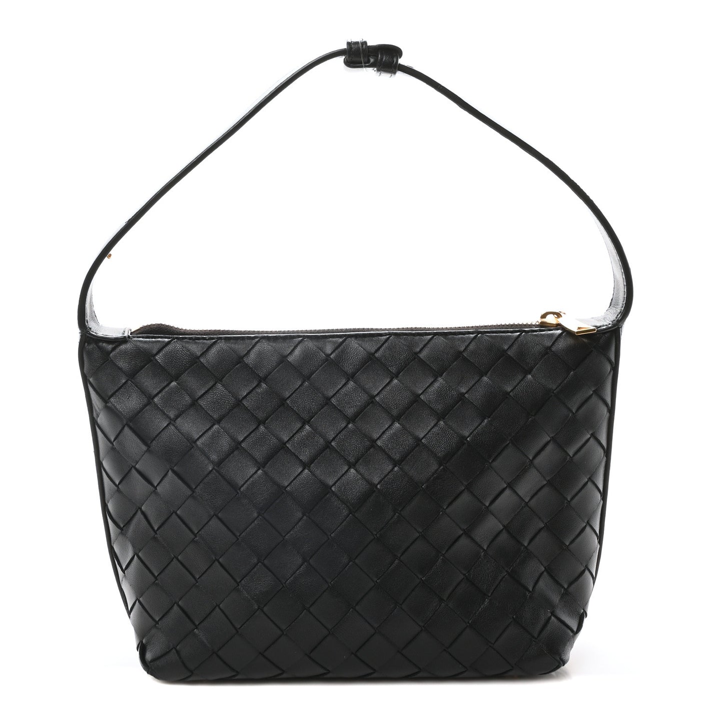 Calfskin Nappa Intrecciato Mini Wallace Black