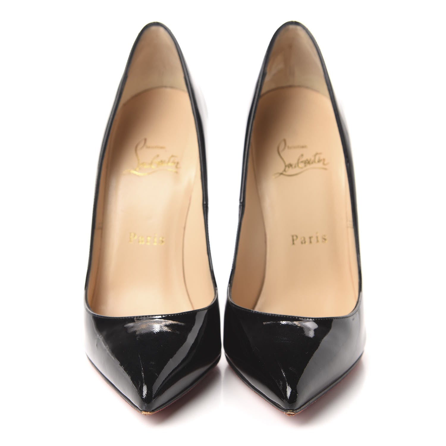 Christian Louboutin Patent Pigalle 120 Pumps 37 Black 2 of 13