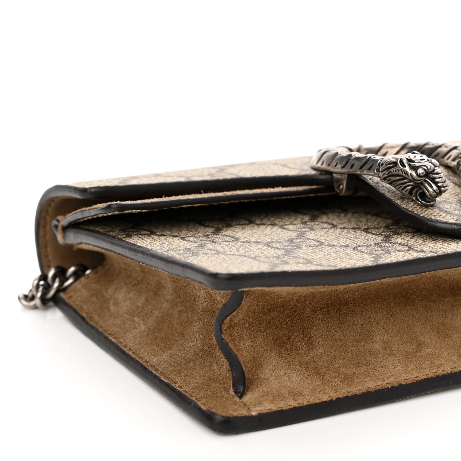 Gucci GG Supreme Monogram Super Mini Dionysus Shoulder Bag Taupe 8 of 10