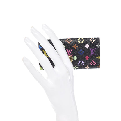 Louis Vuitton Monogram Multicolor Multicles 4 Key Holder Black Grenade 2 of 7