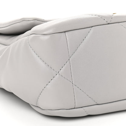 Chanel Goatskin Quilted Medium Chanel 19 Flap Grey 8 of 10