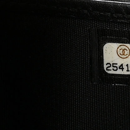 Chanel Caviar Quilted Small Boy Flap Wallet Black 7 of 7