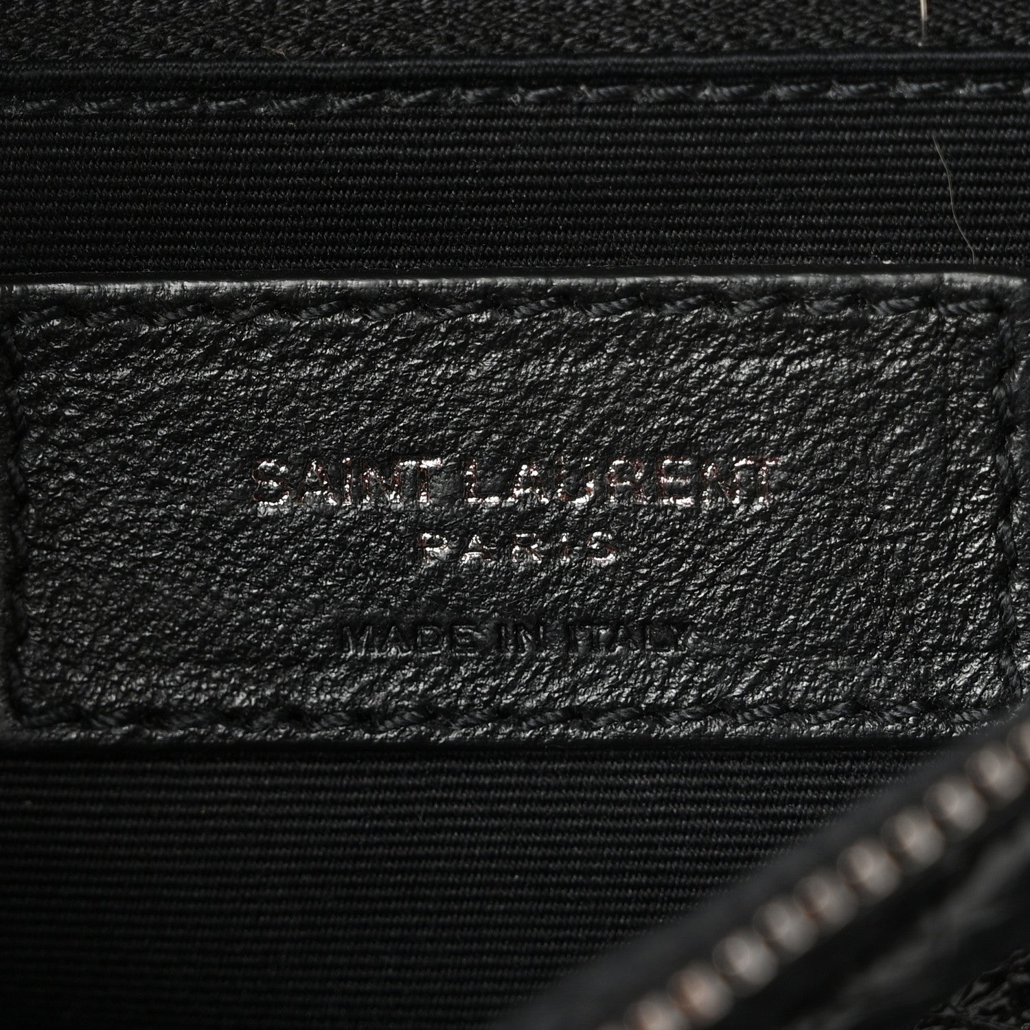 Saint Laurent Crinkled Calfskin Matelasse Monogram Niki Body Bag Black 5 of 9