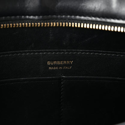 Burberry Smooth Calfskin TB Shoulder Bag Black 5 of 11