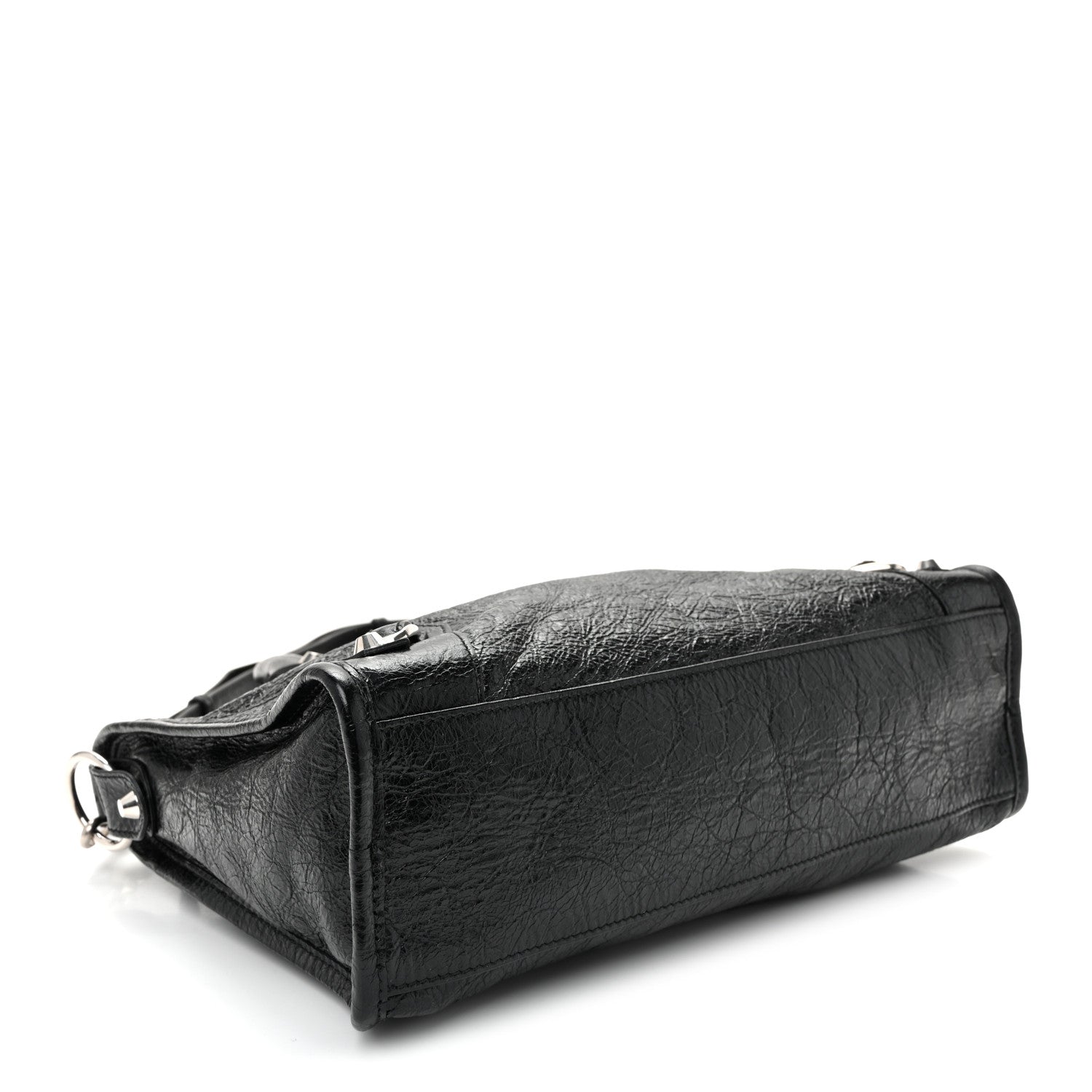 Balenciaga Agneau Arena Silver Hardware Small Le City Black 4 of 10