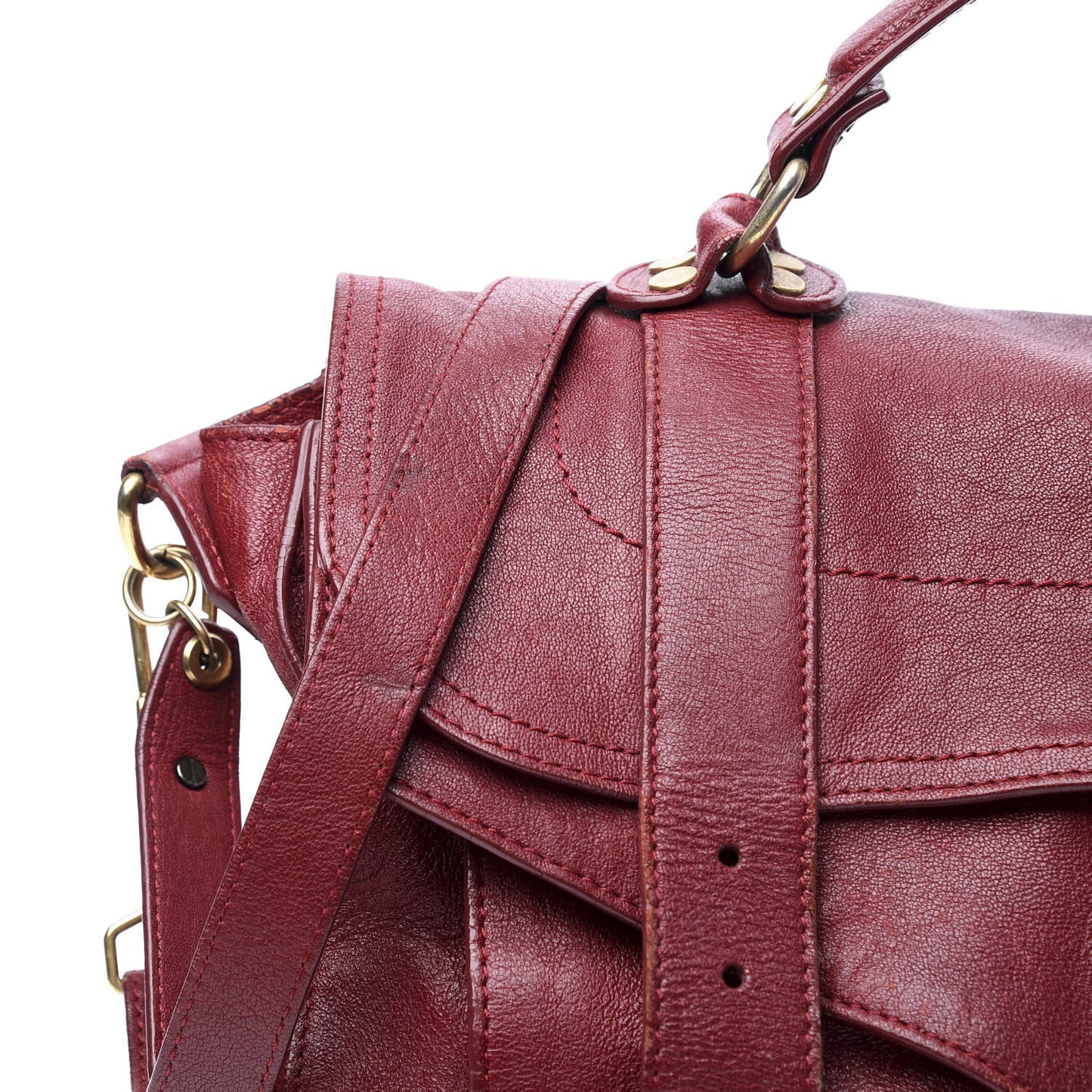 Lambskin Medium PS1 Satchel Chianti