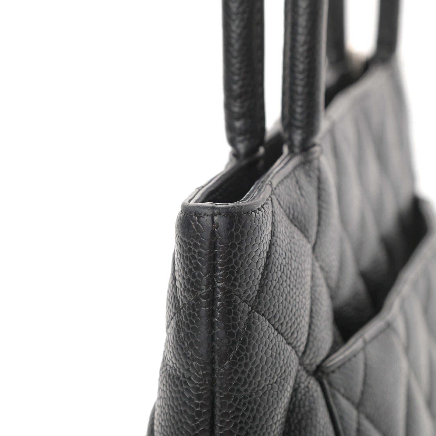 Chanel Caviar Quilted Medallion Tote Black 15 of 16