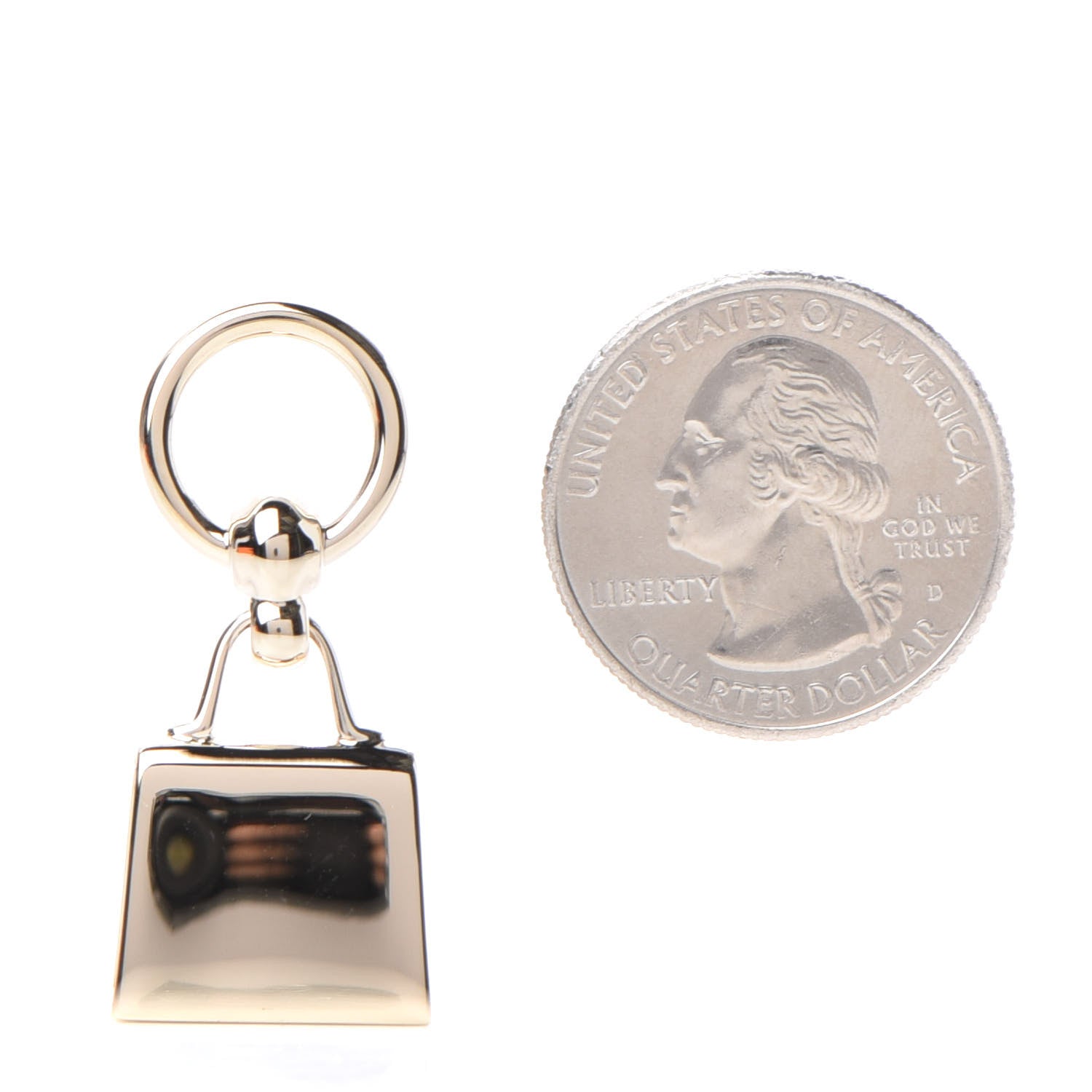 Hermes Permabrass Mini Kelly Twilly Ring 2 of 4