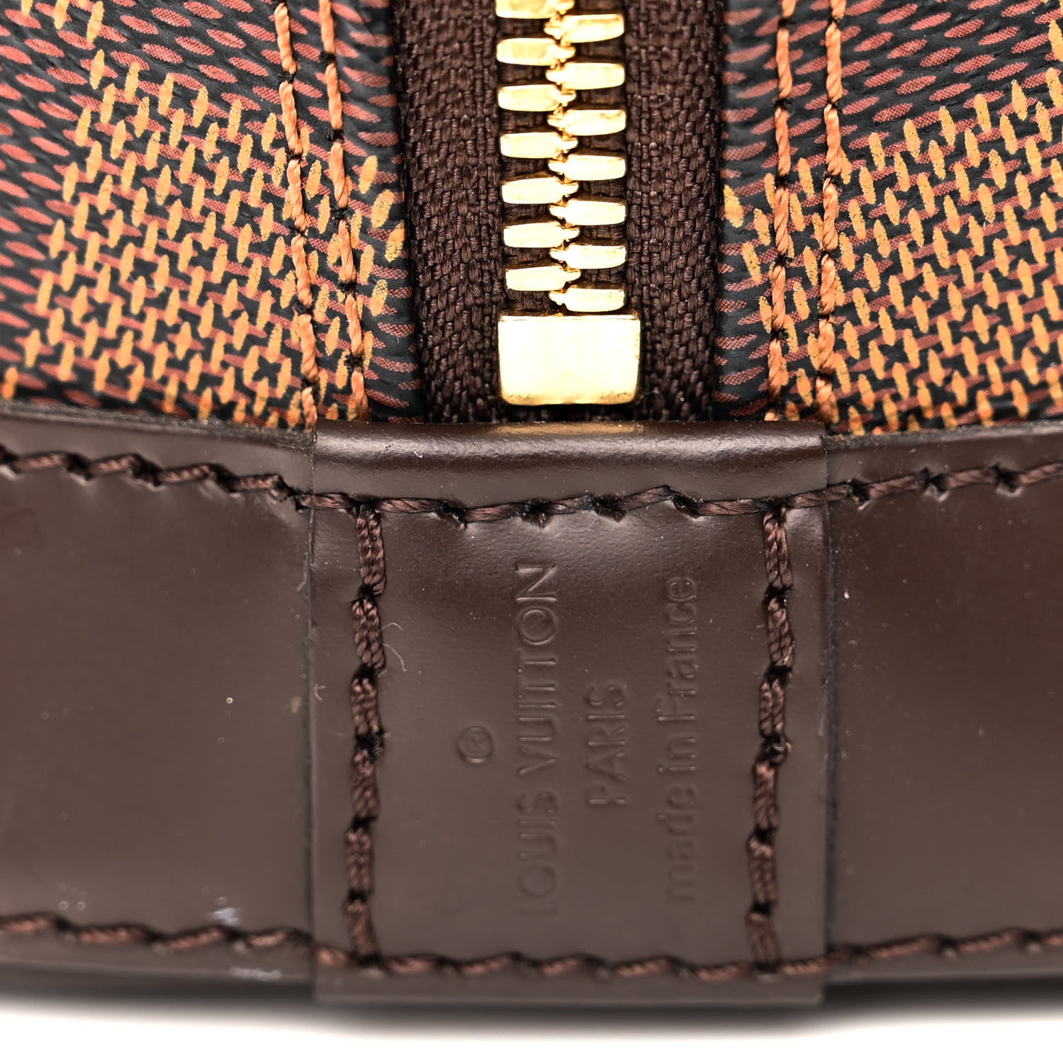 Louis Vuitton Damier Ebene Alma BB 6 of 9