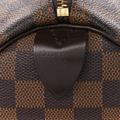 Louis Vuitton Damier Ebene Speedy 30 9 of 14