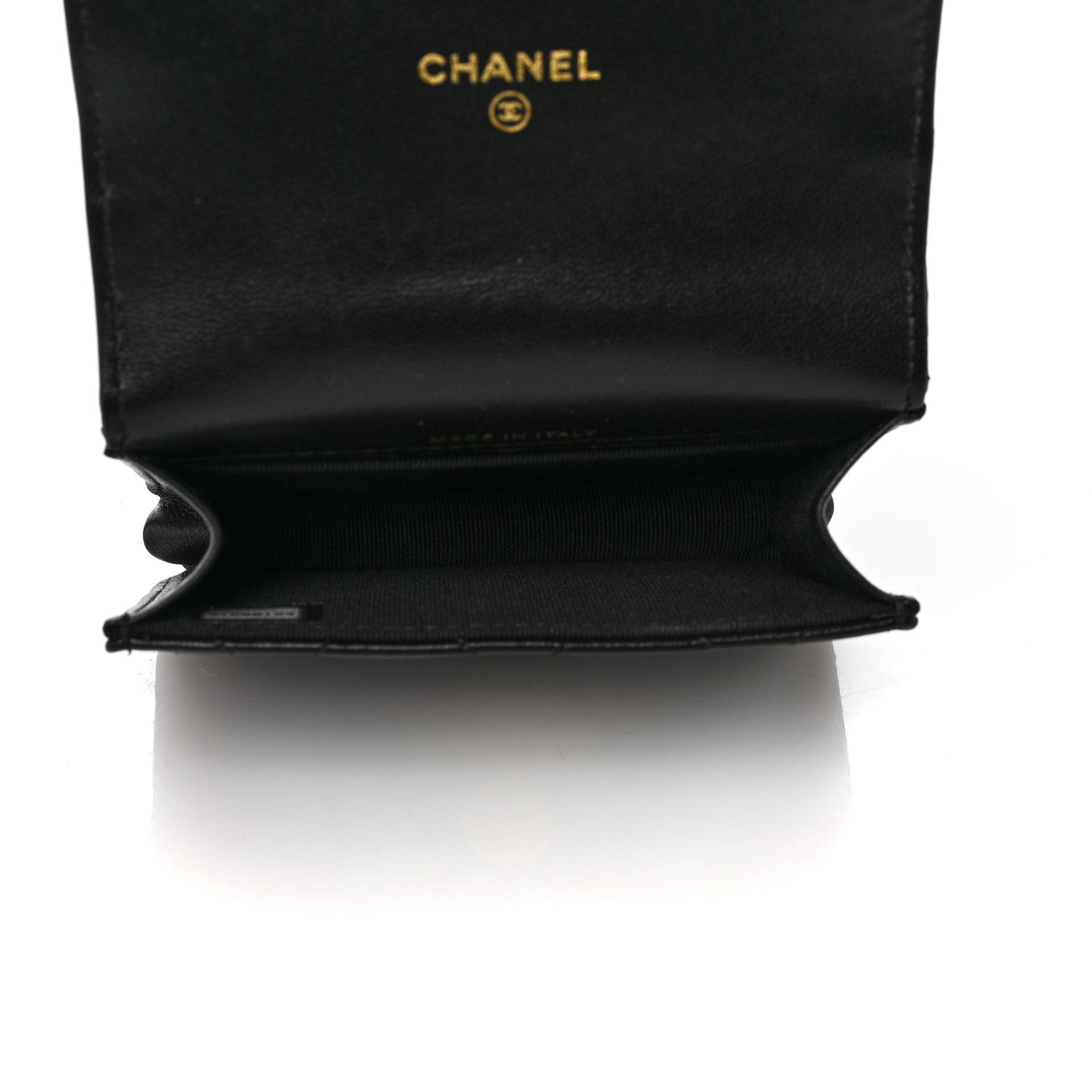 Chanel Lambskin Quilted CC Hook Card Holder Black 5 of 9