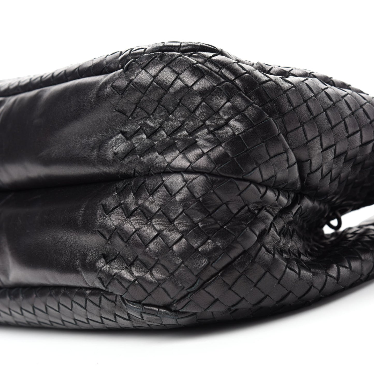 Nappa Intrecciato Medium Campana Black