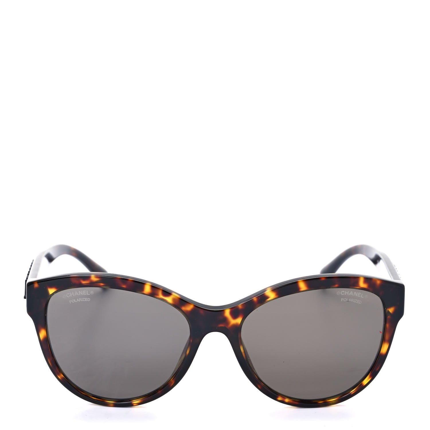 Chanel Acetate Pantos Logo Sunglasses 5458 Tortoise Brown 2 of 9