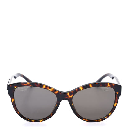 Chanel Acetate Pantos Logo Sunglasses 5458 Tortoise Brown 2 of 9