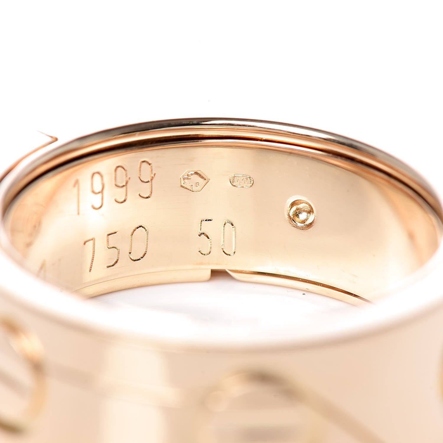 Cartier 18K Yellow Gold 7mm Astro LOVE Ring 50 5.25 7 of 9