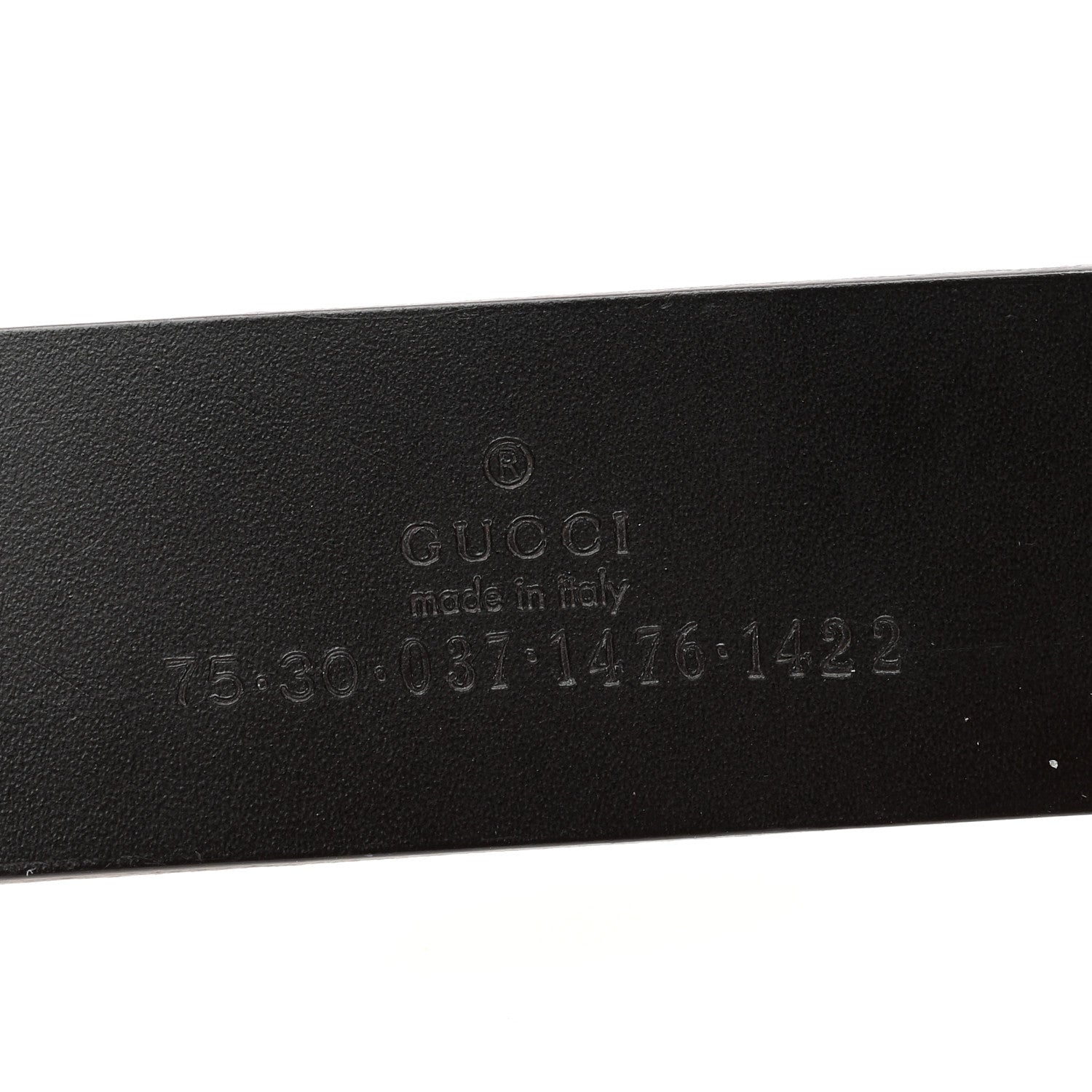 Gucci Calfskin Square G Belt 75 30 Natural 4 of 4