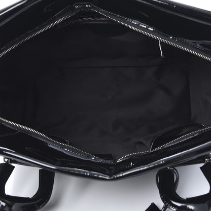 Burberry Patent Quilted Large Manor Tote Black 5 of 16