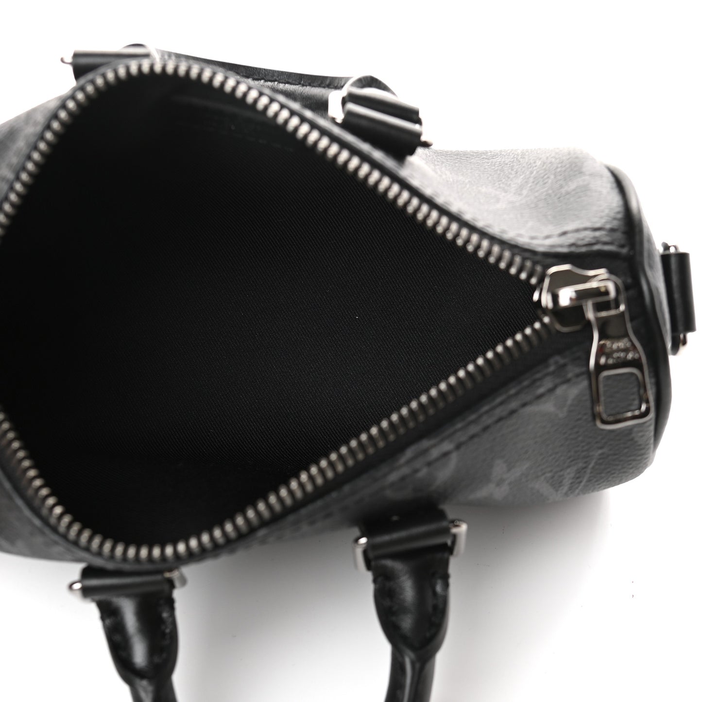 Reverse Monogram Eclipse Keepall XS Black