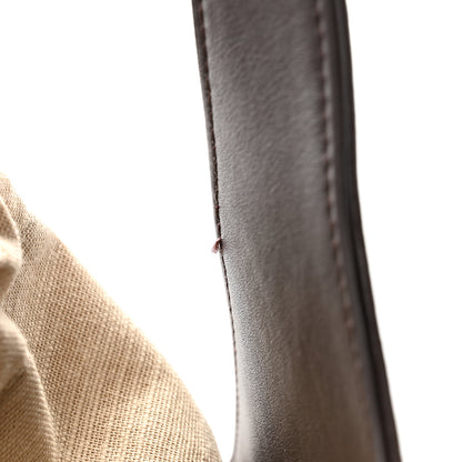 Chanel Calfskin Stitched Maxi Shopping Bag Dark Brown 11 of 11