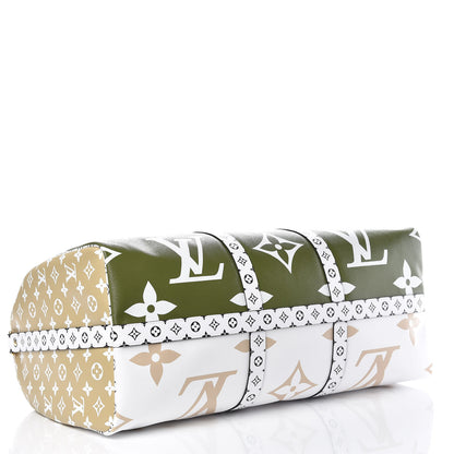 Louis Vuitton Monogram Giant Keepall Bandouliere 50 Kaki Beige 4 of 8