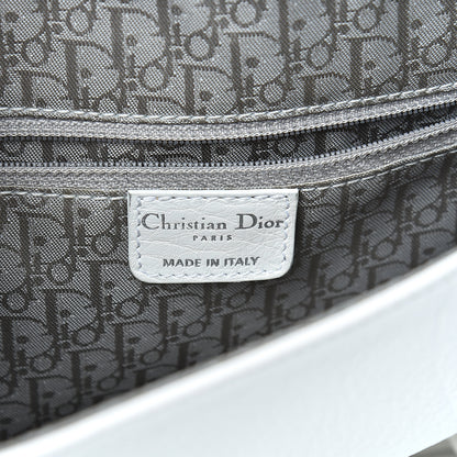 Christian Dior Calfskin Braided Gaucho Double Saddle Bag White 6 of 15