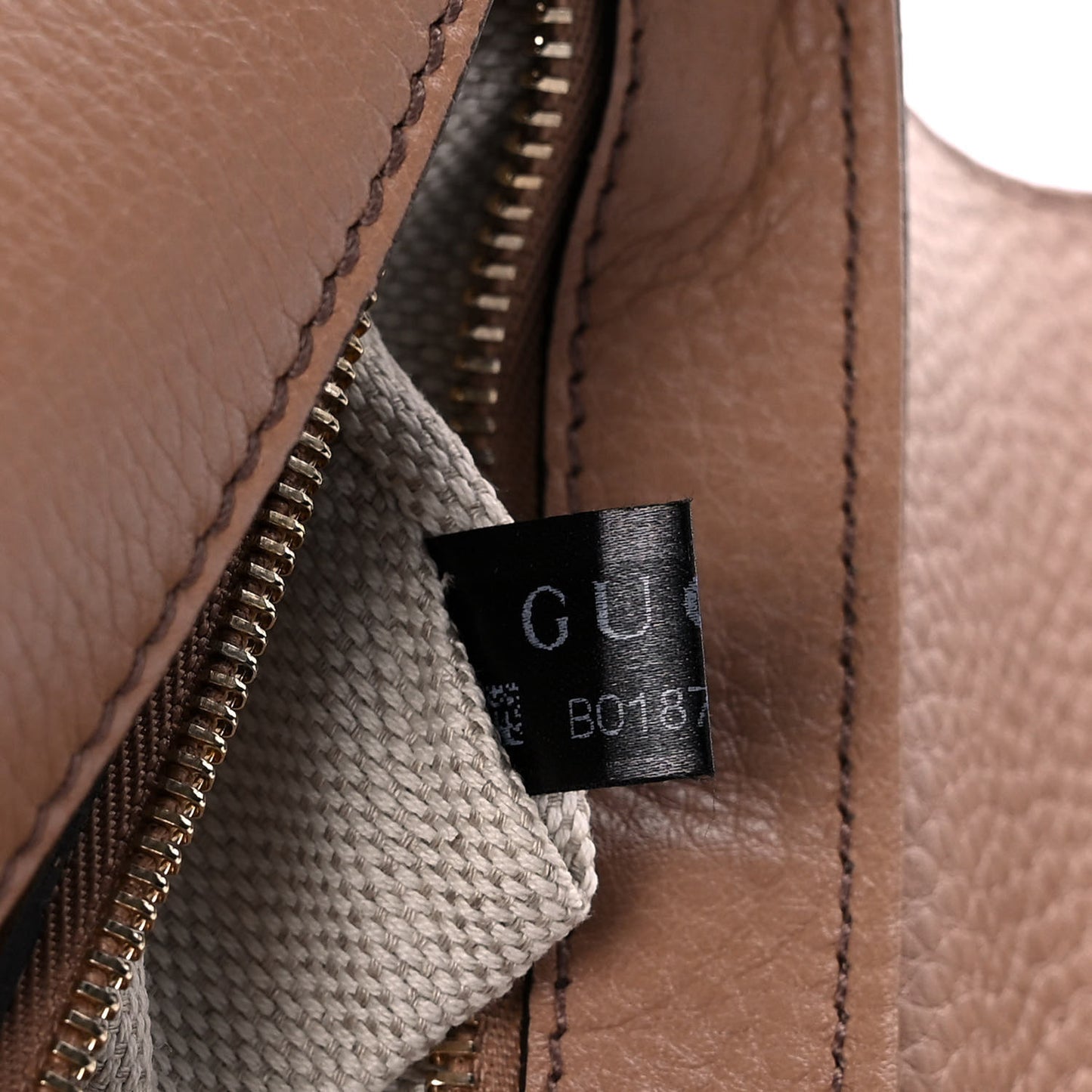Pebbled Calfskin Medium Soho Flap Crossbody Camelia