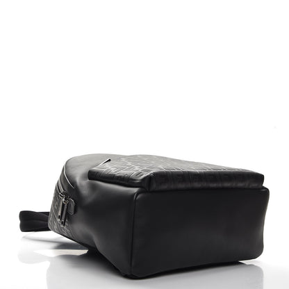 Fendi Vitello Grace FF 1974 Embossed Backpack Black 4 of 8