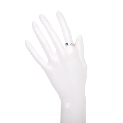 Cartier 18K White Gold 3.5mm LOVE Wedding Band Ring 54 6.75 2 of 5