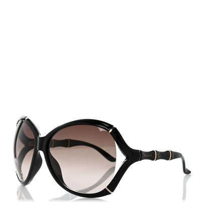 Gucci Oversized Oval Bamboo Sunglasses 3509/S Black 1 of 8