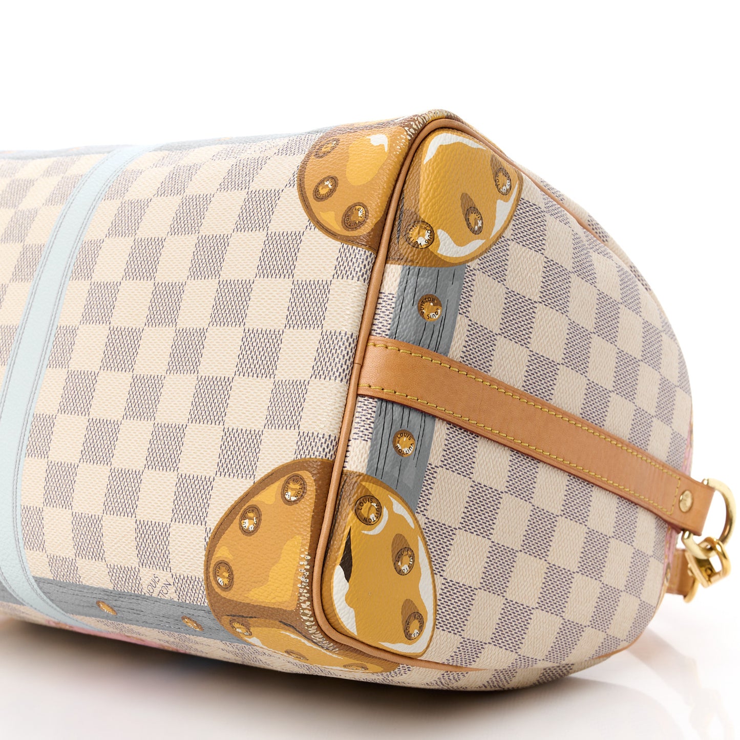 LOUIS VUITTON Damier Azur Summer Trunks Speedy Bandouliere 30