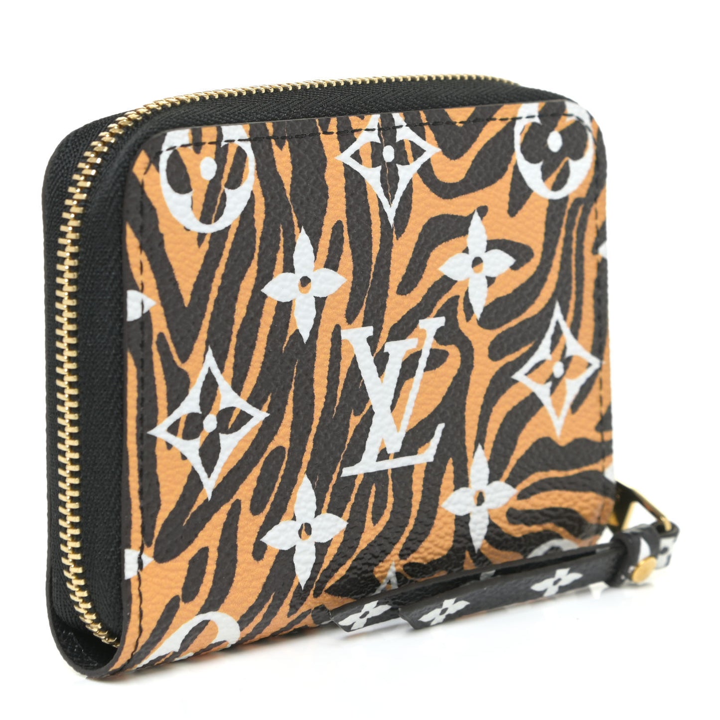 Monogram Giant Jungle Zippy Coin Purse Black