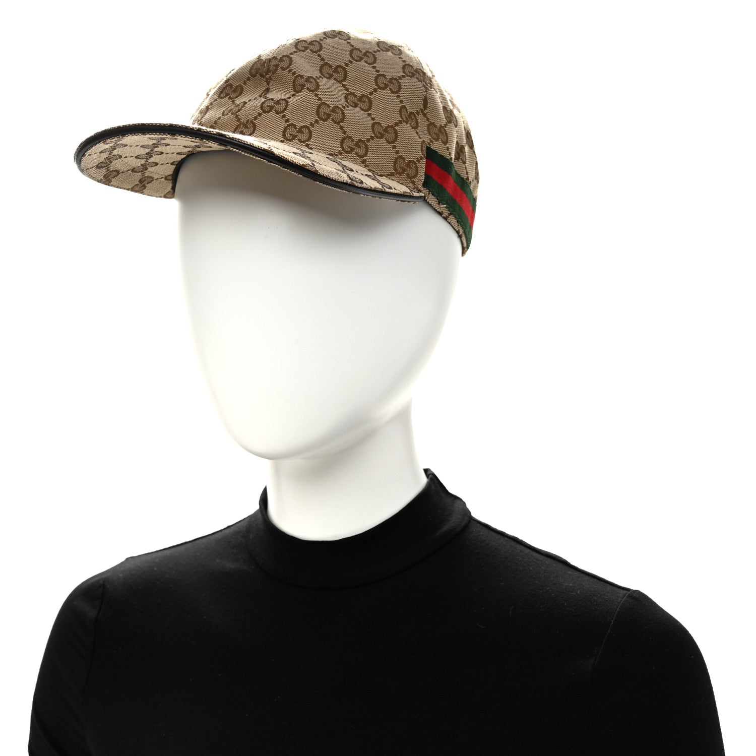 Gucci Monogram Web Baseball Hat M Beige Cocoa 2 of 9