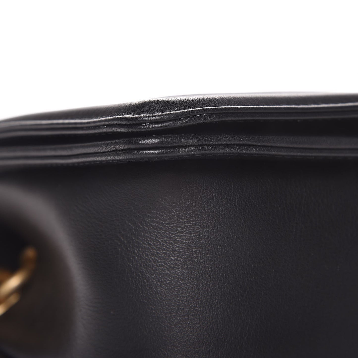 Lambskin Quilted Medium Boy Flap Black