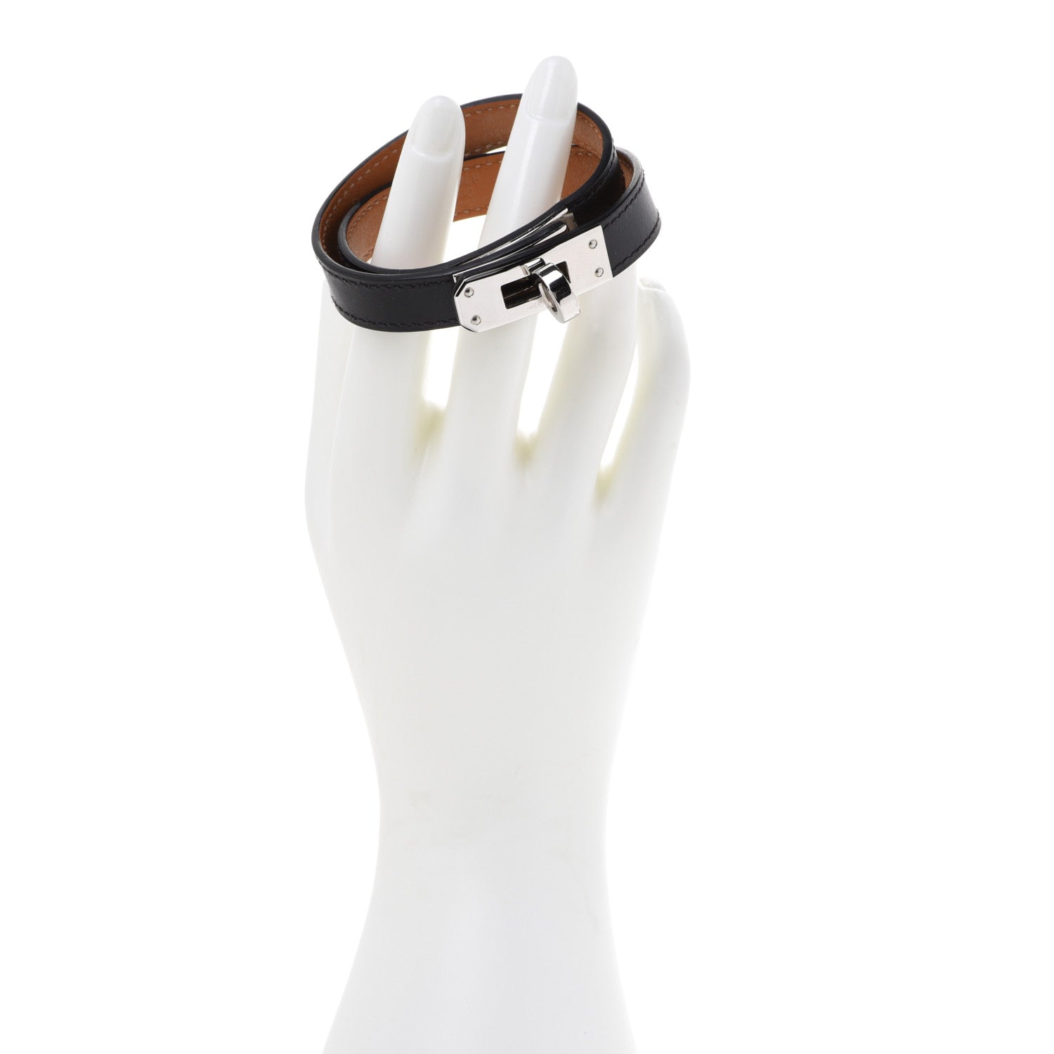 Hermes Box Kelly Double Tour Bracelet M Black 2 of 7