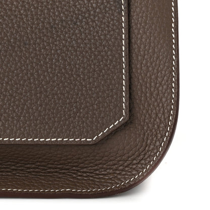 Hermes Taurillon Clemence Jypsiere 34 Etoupe 11 of 11
