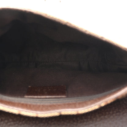 Gucci Monogram Waist Pouch Bag Dark Brown 5 of 10