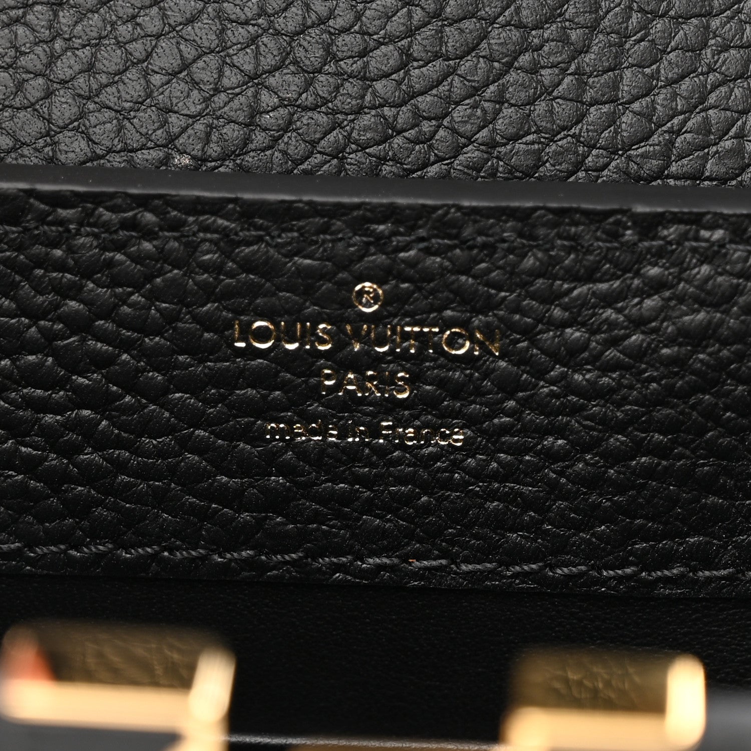 Louis Vuitton Taurillon Ayers Mini Capucines Black 6 of 10