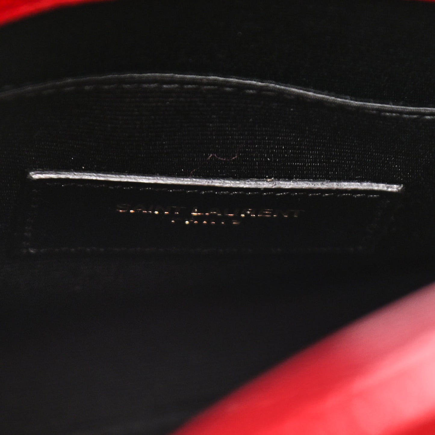 Grained Calfskin Nano Sac De Jour Lipstick Red